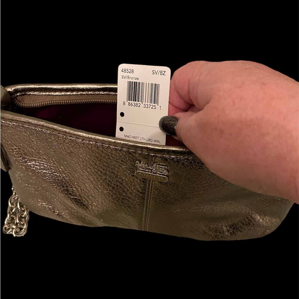 Coach metallic purse - Picture 6 of 7
